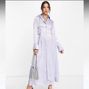 Never Worn Reclaimed Vintage Violet Maxi Dress